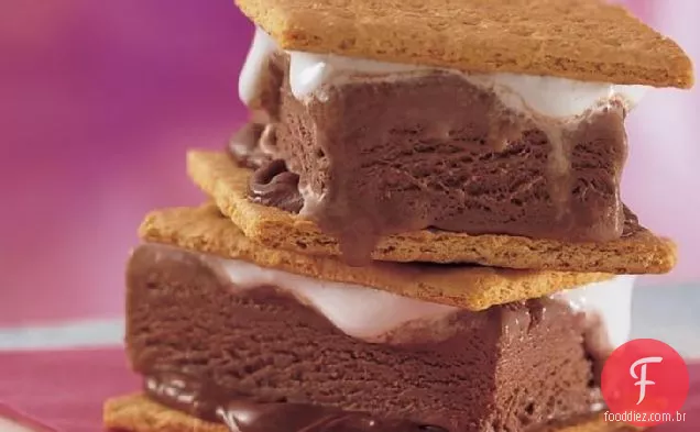 S'mores Ice-Cream Sandwiches