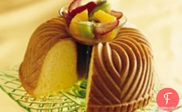Creme de queijo libra Bolo Com Sassy Fruit Salsa