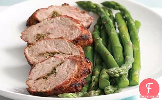 Alabote Assado Com Bacon Em Purê De Batatas Com Receita De Repolho