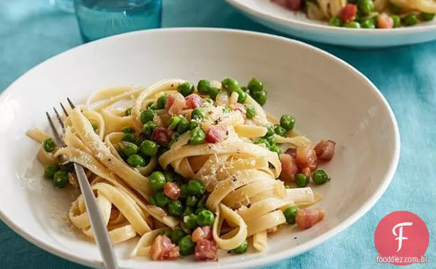 Massa, Pancetta e ervilhas