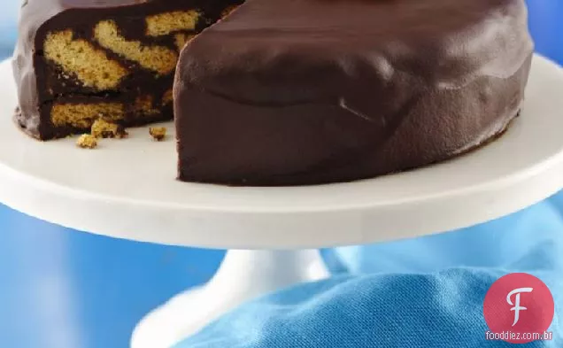 Bolo De Biscoito De Chocolate