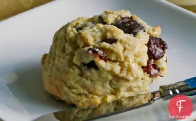 Chocolate Escuro-Cranberry Rock Cakes