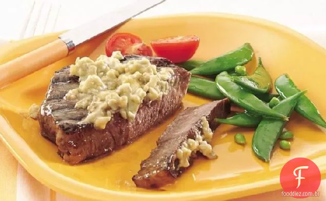 Bife De Queijo Azul Grelhado