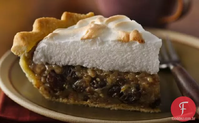 Torta De Creme De Leite Com Passas