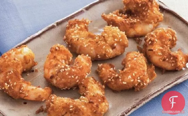 Camarão Frito Com Curry Picante