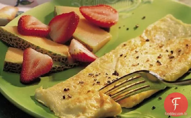 Omelete de queijo (cozinhar para 2)
