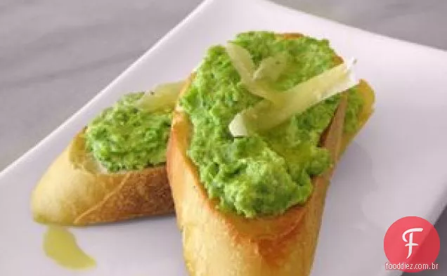 Crostini De Ervilha E Ricota