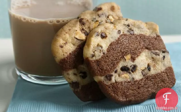 Chocolate Torrado-Biscoitos Da Fita Do Espresso