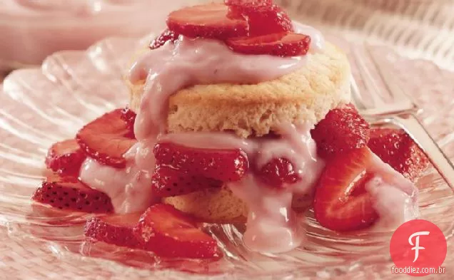 Shortcakes De Iogurte De Morango