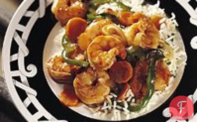 Camarão doce e picante