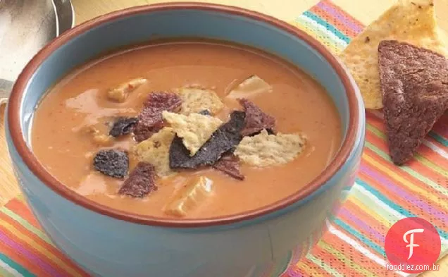 Cheesy Chicken Enchilada Soup
