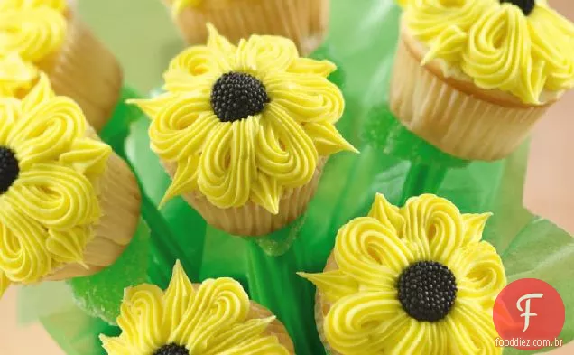 Girassol Cupcakes Bouquet