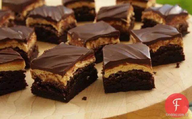 Manteiga De Amendoim Trufas Brownies