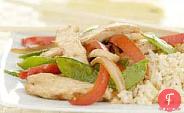 Ginger Chicken & Snow Peas