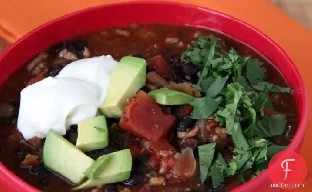 Sopa De Feijão Preto Saudável