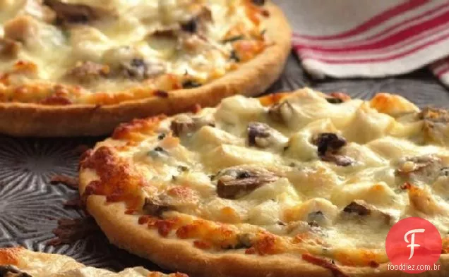 Mini Pizzas Brancas