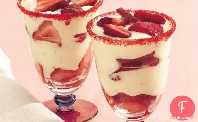 Morango Margarita Parfaits