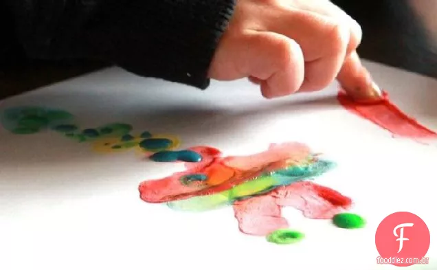 Tintas Caseiras Para Os Dedos