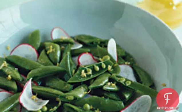 Salada De Ervilha E Rabanete