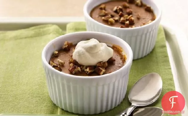 Copos De Pudim De Batata Doce