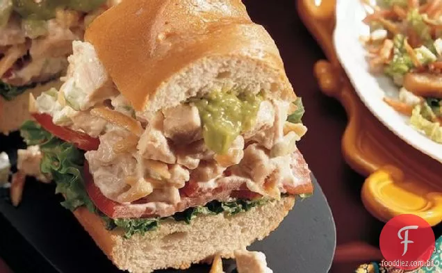Baguete De Frango-Amêndoa