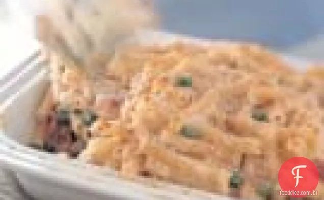 Ziti Assado Com Prosciutto & Ervilhas