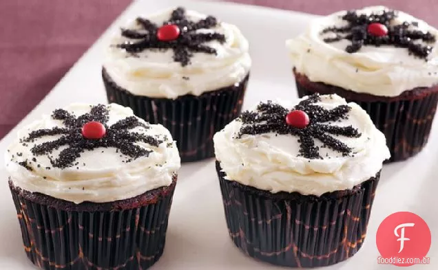 Halloween Spider Cupcakes