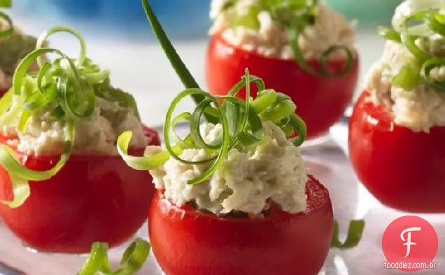 Aperitivos De Tomate Recheados