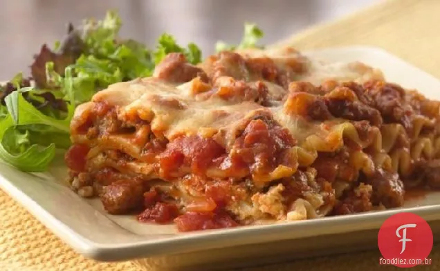 Lasanha De Salsicha Italiana