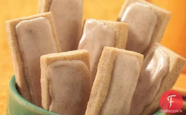 Palitos de Shortbread de açúcar e especiarias