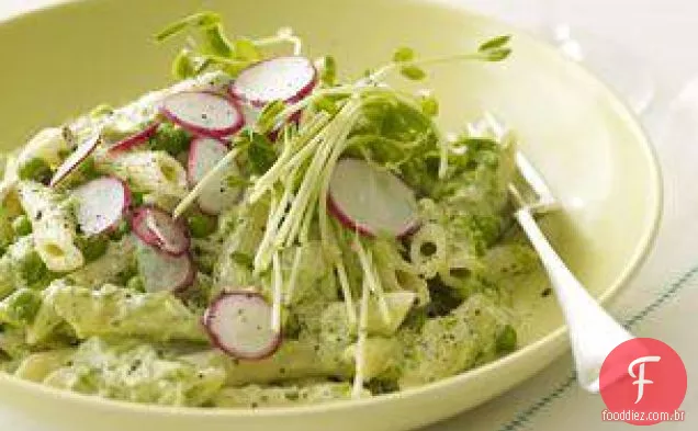 Penne Com Ervilhas E Ricota