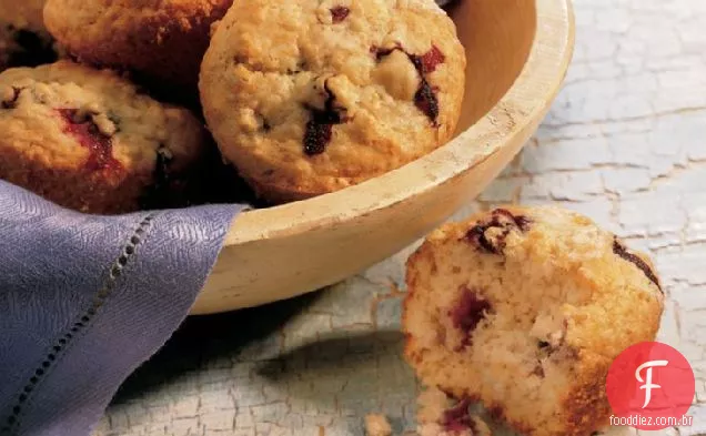 Muffins De Aveia E Mirtilo