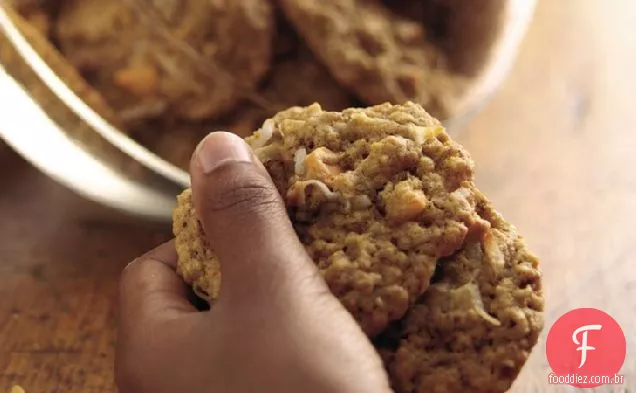 Butterscotch-Pecan-Biscoitos De Aveia