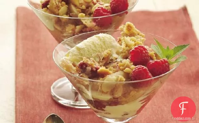 Pêra e Framboesa Crisp