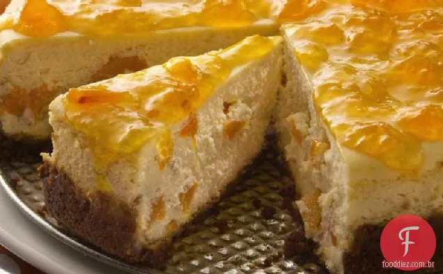 Cheesecake De Gengibre E Pêssego