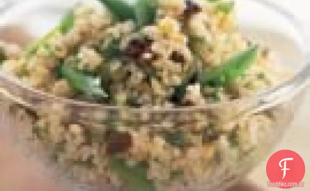 Salada Bulgur Com Limão, Ervilhas E Hortelã
