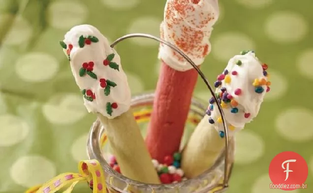 Palitos De Biscoito De Natal
