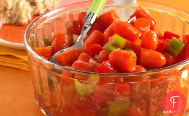 Salada De Cenoura Marinada