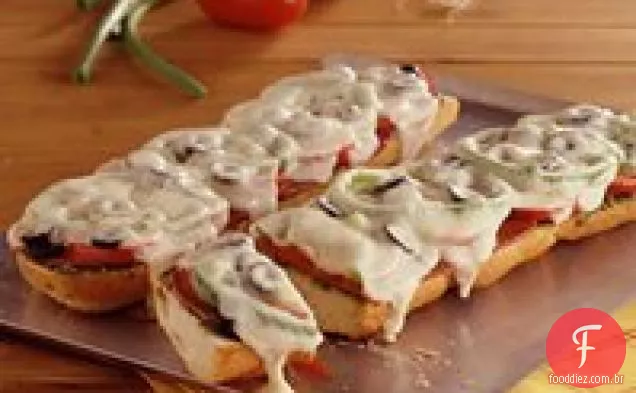 Antipasto Pão Francês Pizzas
