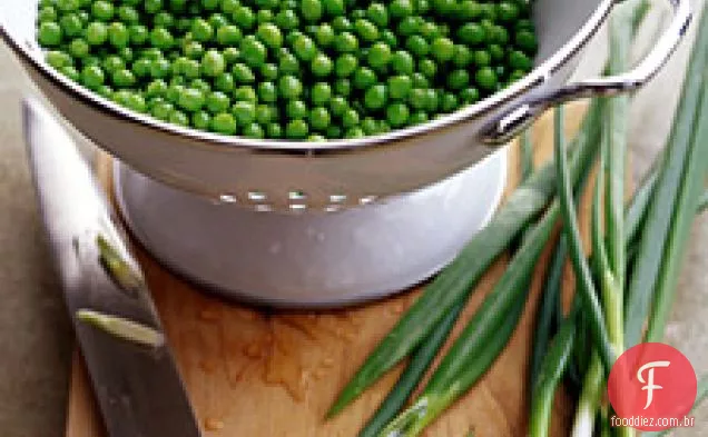Ervilhas Salteadas E Cebolinhas