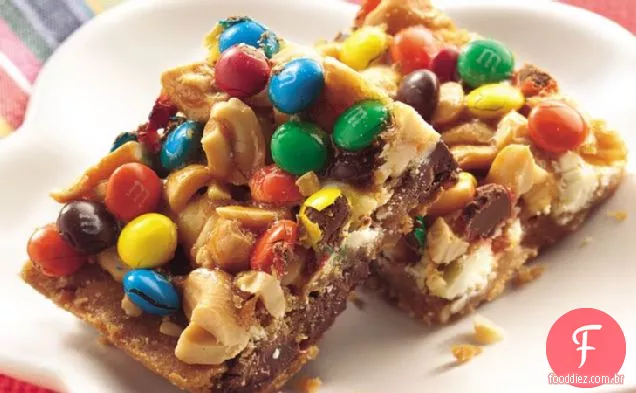 Barras De Caju Com Chocolate Duplo
