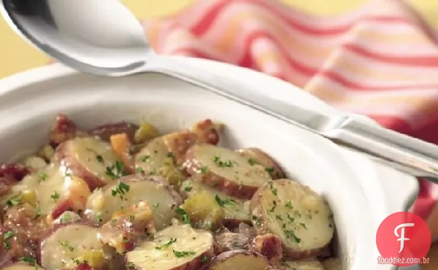 Salada De Batata Alemã Com Fogão Lento
