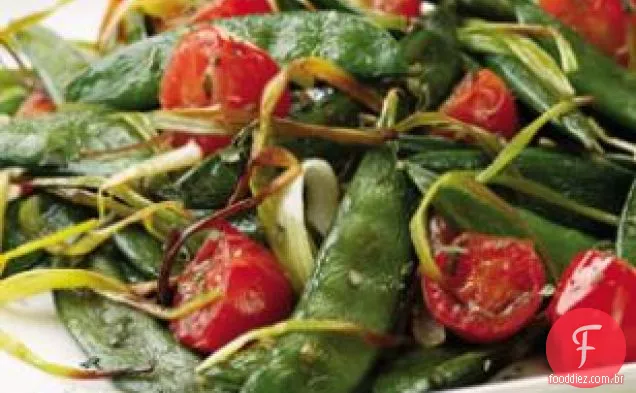 Ervilhas Fritas Assadas Italianas