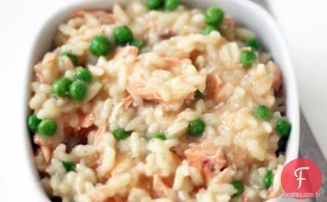Risoto De Salmão E Ervilha