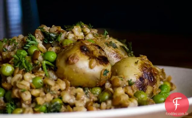 Batatas Temperadas Com Cevada E Lentilhas