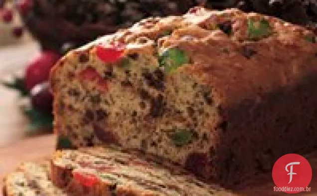 Chocolate Chip e cereja-Pão de Banana