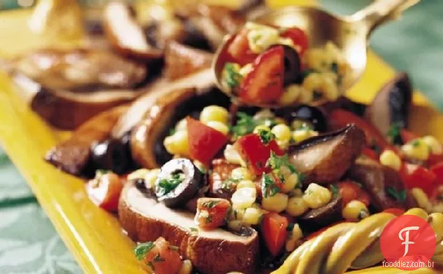Portabellas com Salsa de milho