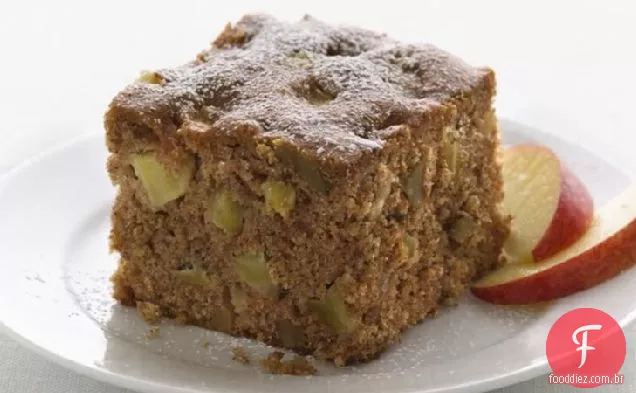 Bolo De Maçã Fresco E Saudável