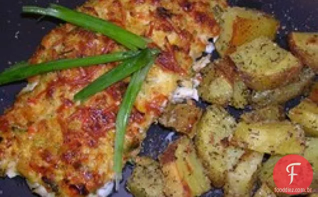 Garoupa Com Crosta De Caranguejo