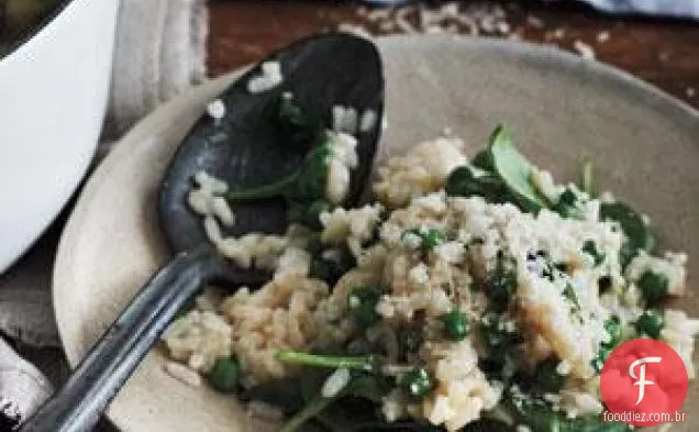 Receita De Risoto De Espinafre E Ervilha Assada
